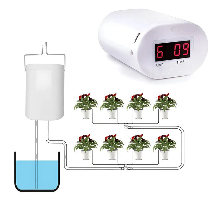 Automatic Plant Watering System with Water Pump Timer Controller