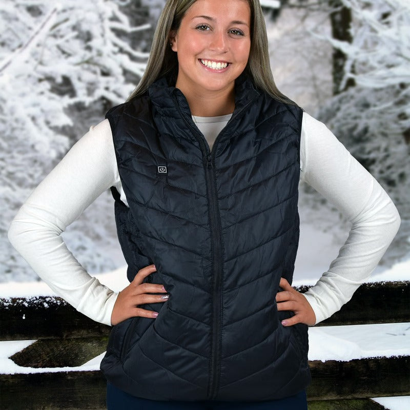 Heated Outerwear with Breathable Mesh Lining and 3 Heat Levels