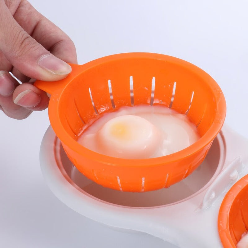Rapid Microwave Egg Cooker for Poached and Scrambled Eggs