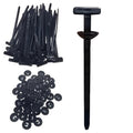 Nylon Cable Ties 50-Pack, Self Locking Zip Ties