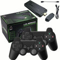 64GB Storage Game Console Stick with 2 Wireless Controllers via HDMI