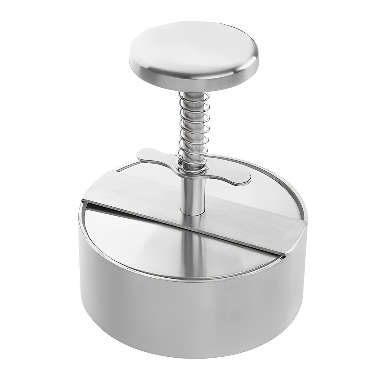 Burger Patty Maker in Stainless Steel for Grilling and Barbecue