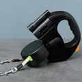 Riafu Dual Dog Leash with LED Light – 360° Tangle-Free Swivel & Shock Absorbing Bungee