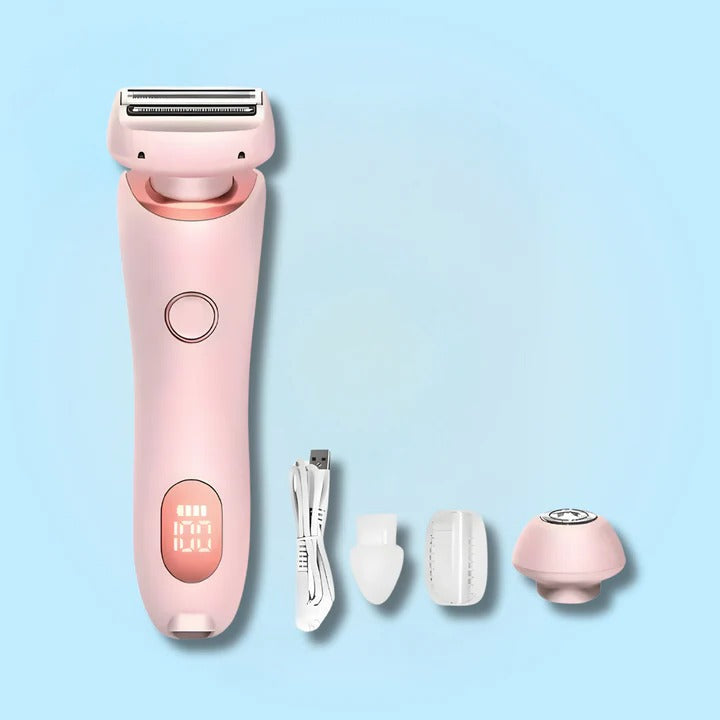 Riafu Women's Electric Pubic Hair Trimmer – Rechargeable Bikini Line Shaver for Sensitive Skin