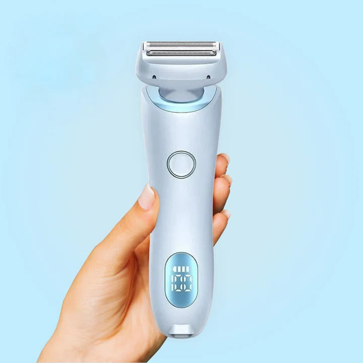Riafu Women's Electric Pubic Hair Trimmer – Rechargeable Bikini Line Shaver for Sensitive Skin