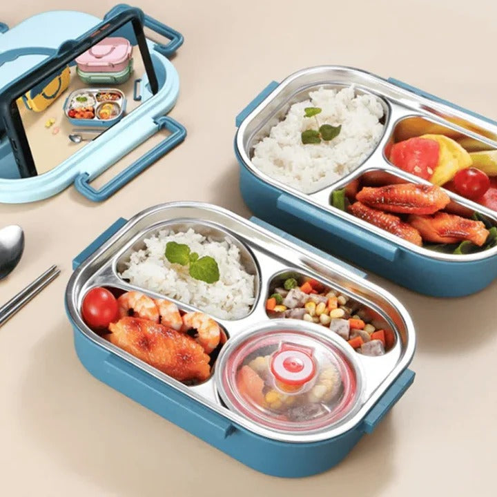 Insulated Thermal Lunch Box Stainless Steel