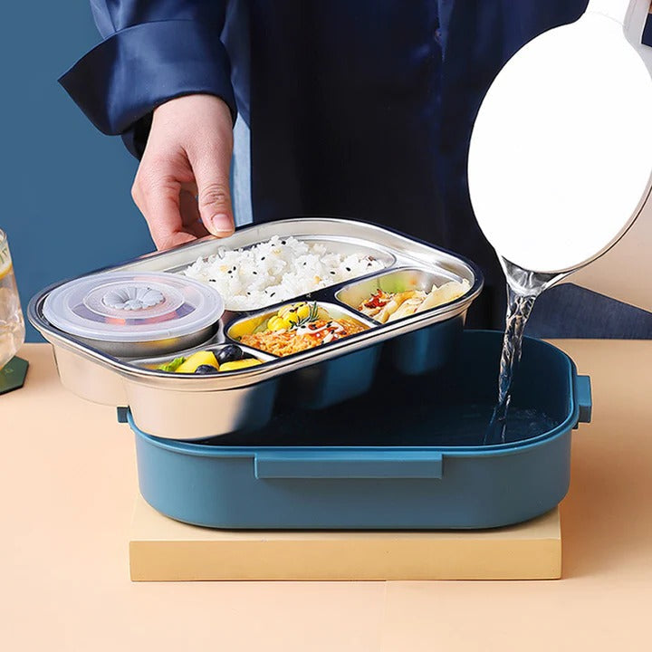 Insulated Thermal Lunch Box Stainless Steel