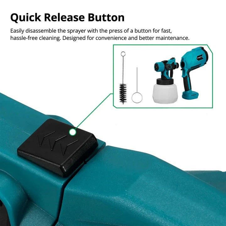 Adjustable Spray Pattern Cordless Electric Paint Sprayer