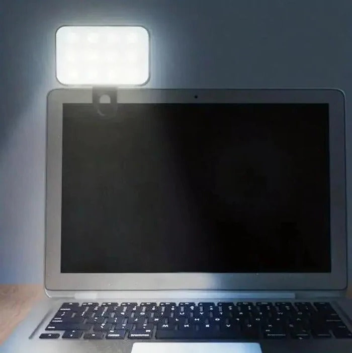 Mobile Phone Clip-On LED Light - LED High Power Rechargeable Clip Fill Video Selfie Light for Phone