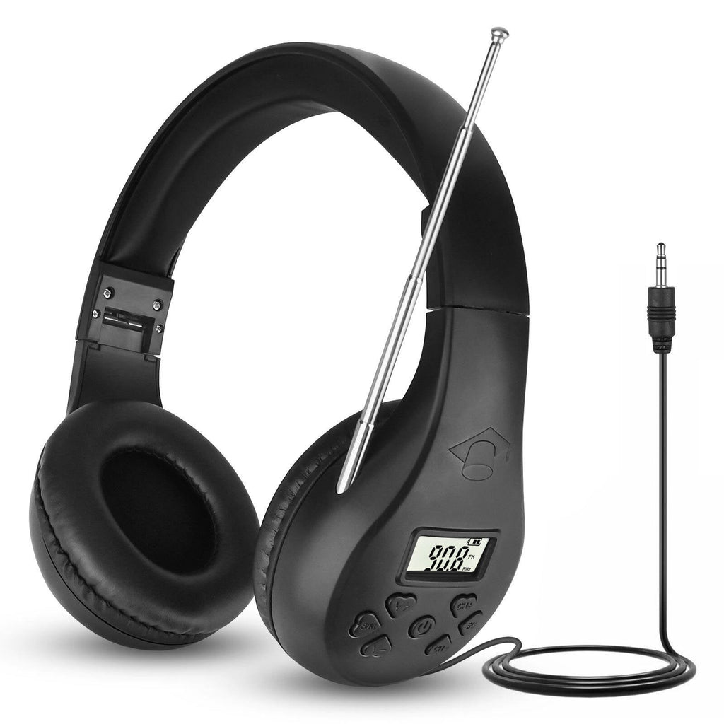 Riafu Headphones With FM Radio And Bluetooth