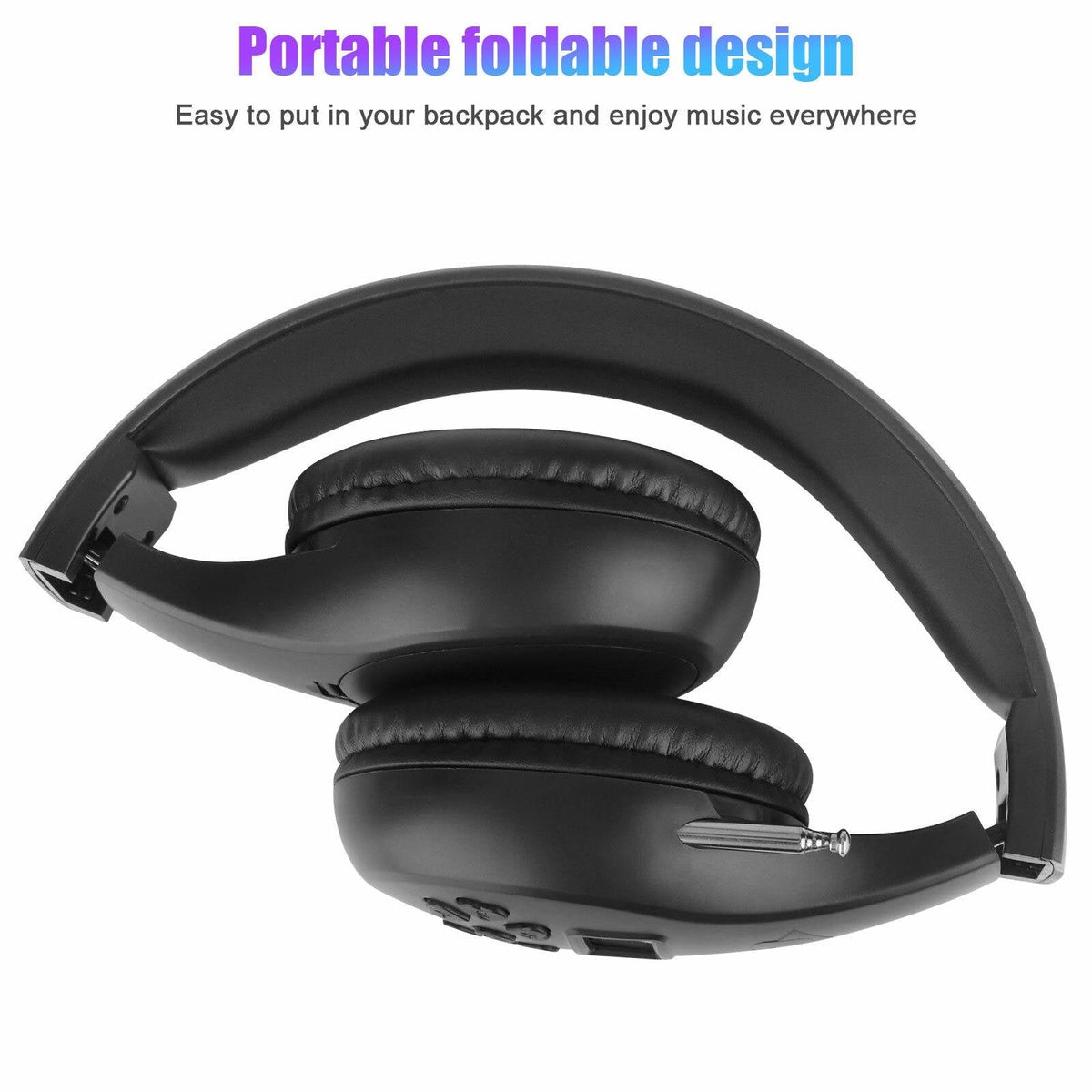 Riafu Headphones With FM Radio And Bluetooth