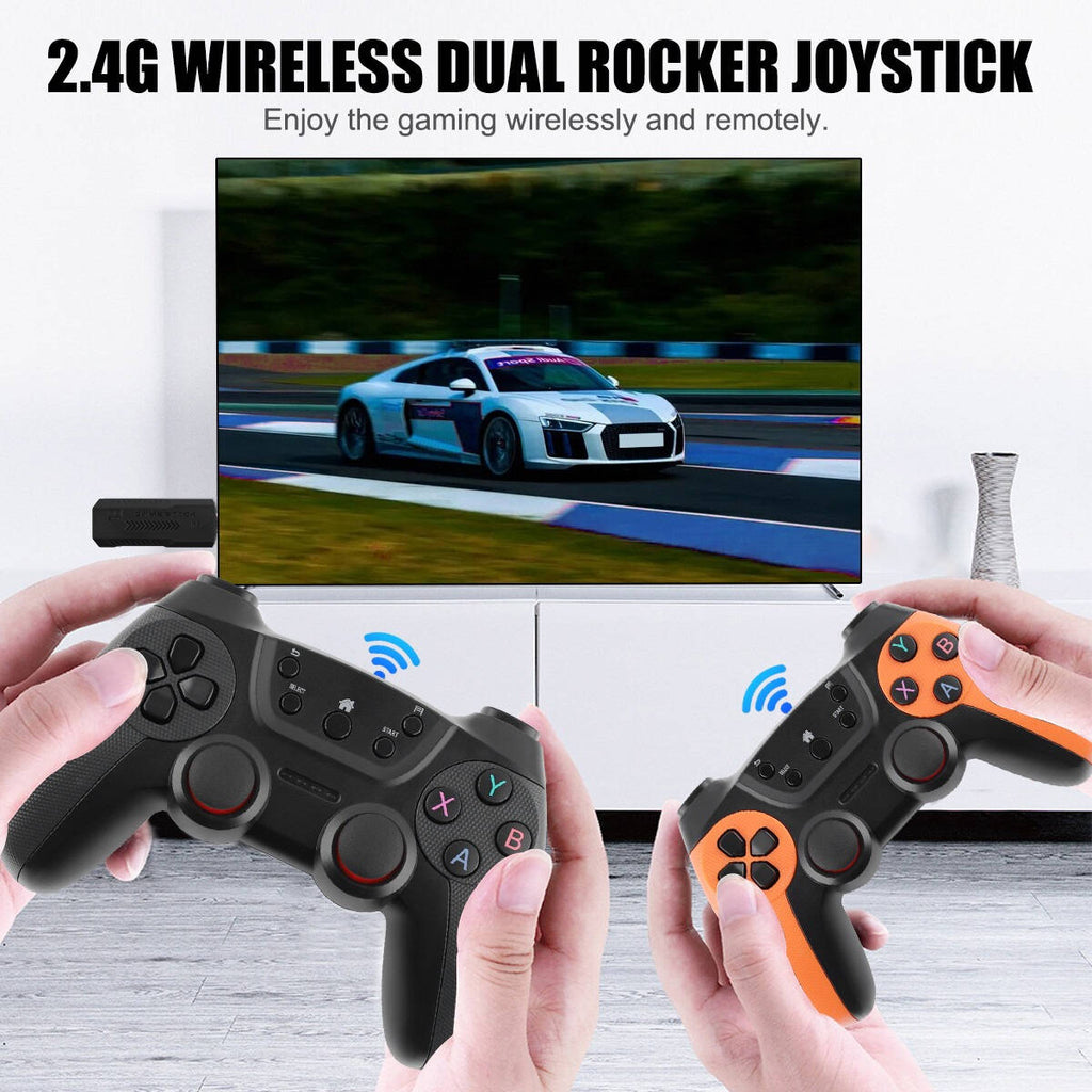Riafu Retro Video Game Console 4k With Two Controllers - 41000 Games