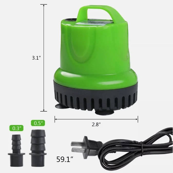 Riafu Submersible Water Pump Aquarium Fish Fountain