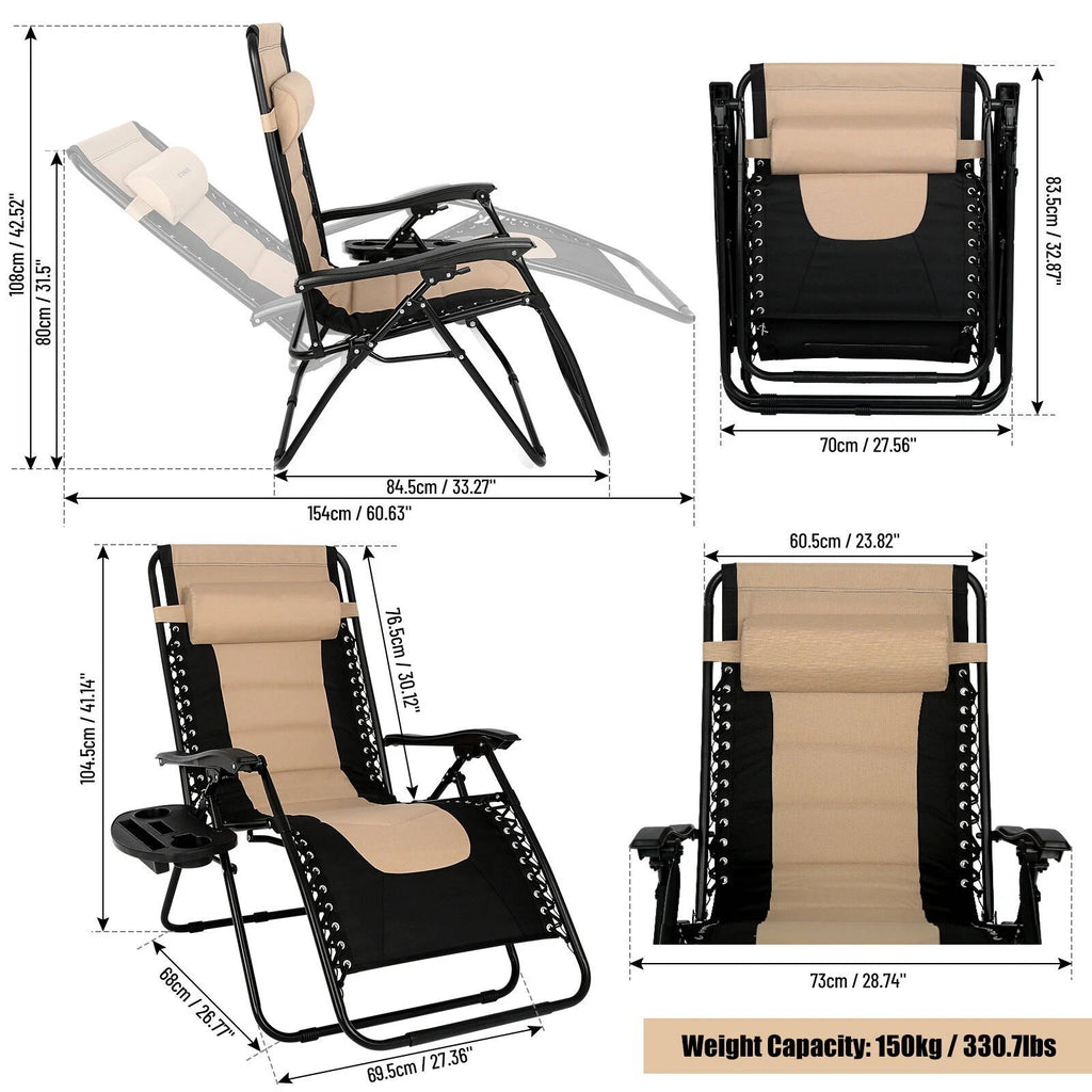 Riafu Outdoor Zero Gravity Chair