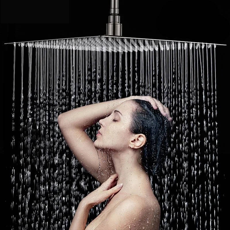 Riafu 16 inch Large Rain Ceiling Shower Head