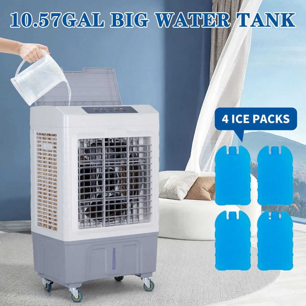 Riafu Indoor Outdoor Portable Evaporative Swamp Air Cooler