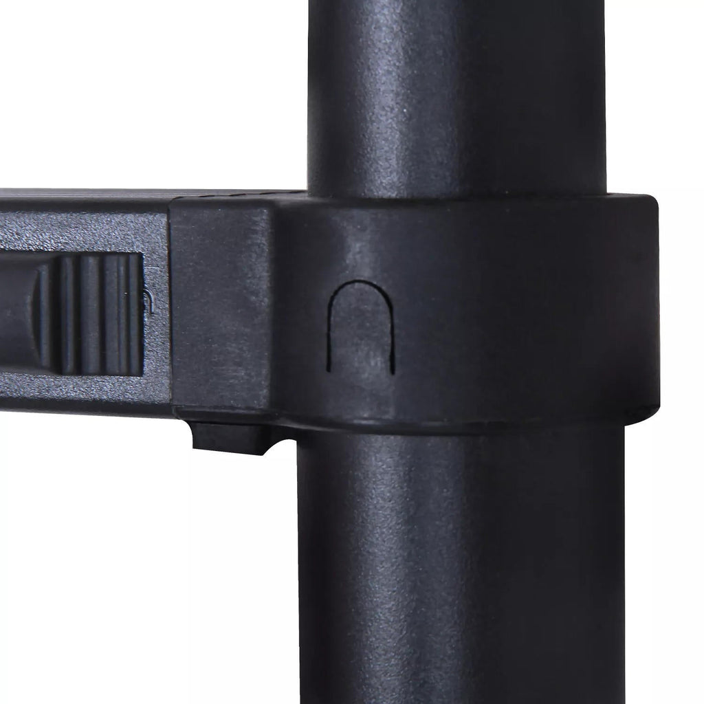 Riafu Telescoping Ladder Compact Extension Aluminum with 2 Detachable Roof Hooks