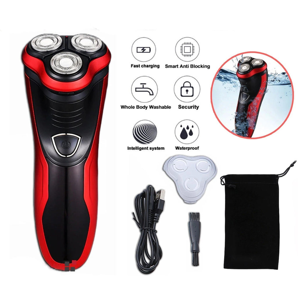 Riafu Men's Razor Rotary Waterproof Electric Shaver