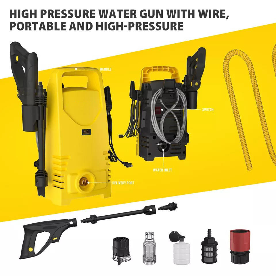Riafu Powerful Electric Pressure Washer 5000 PSI