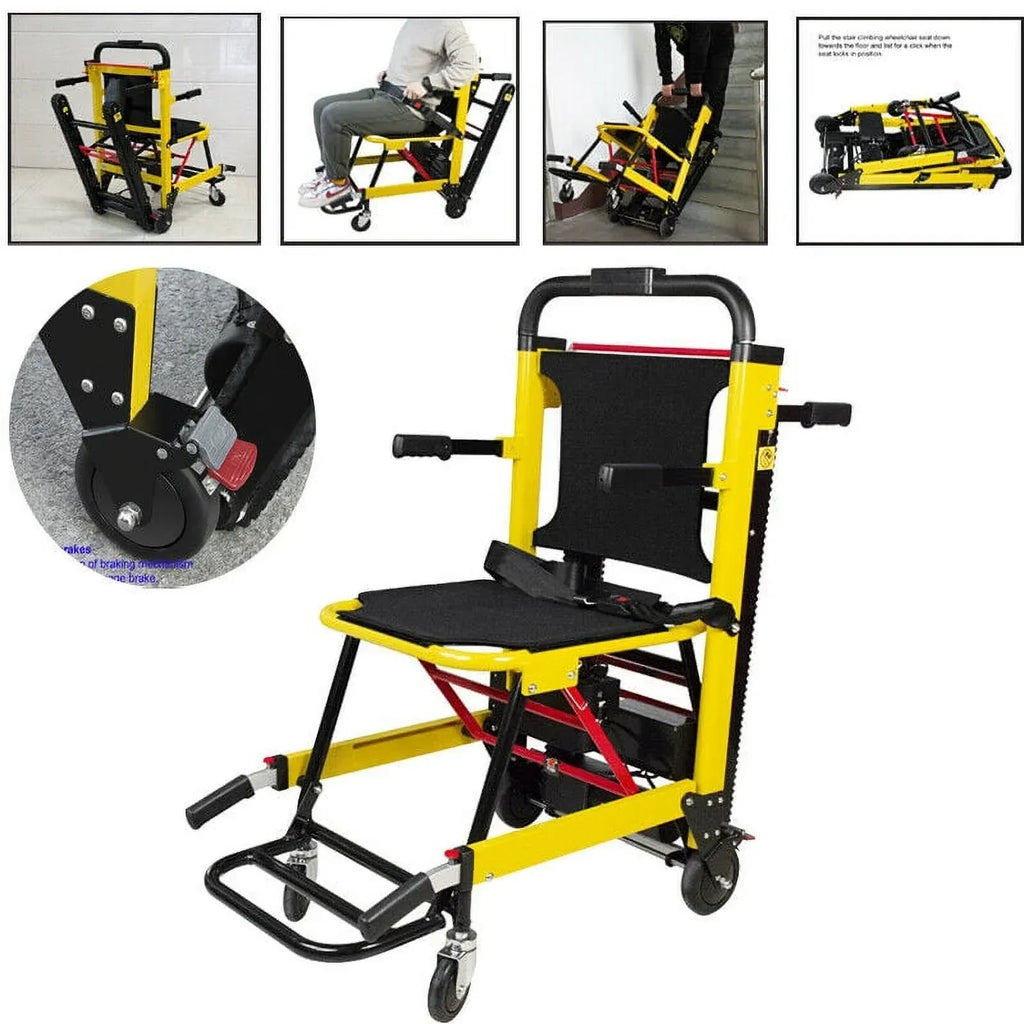 Riafu Motorized portable elderly stair climbing lift wheelchair