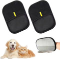 2-Pack Pet Grooming Glove Set for Effortless Hair Removal