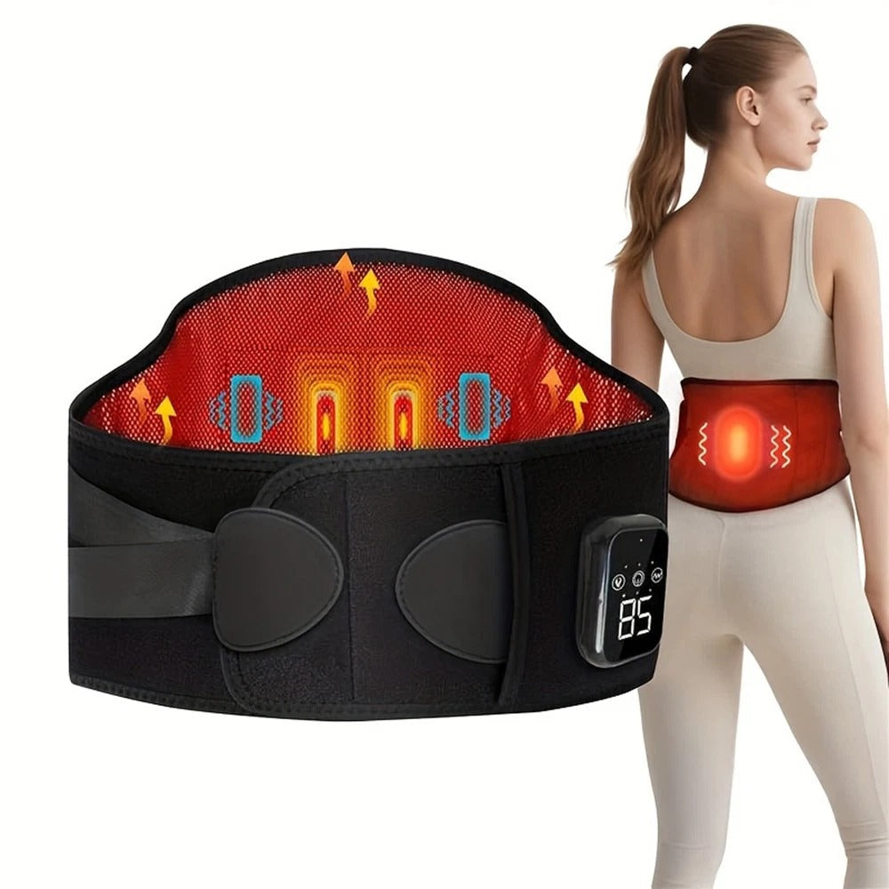 Riafu Heated Lower Back Brace For Back Pain Relief Back