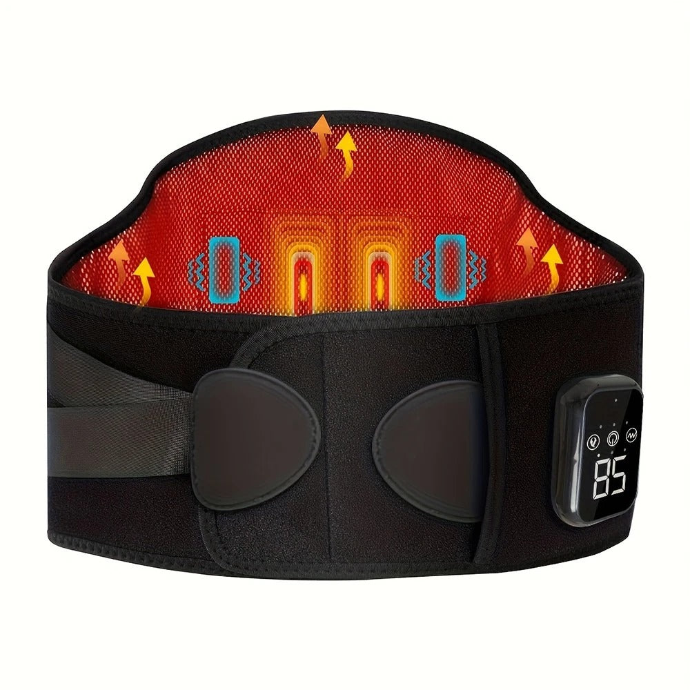 Riafu Heated Lower Back Brace For Back Pain Relief Back