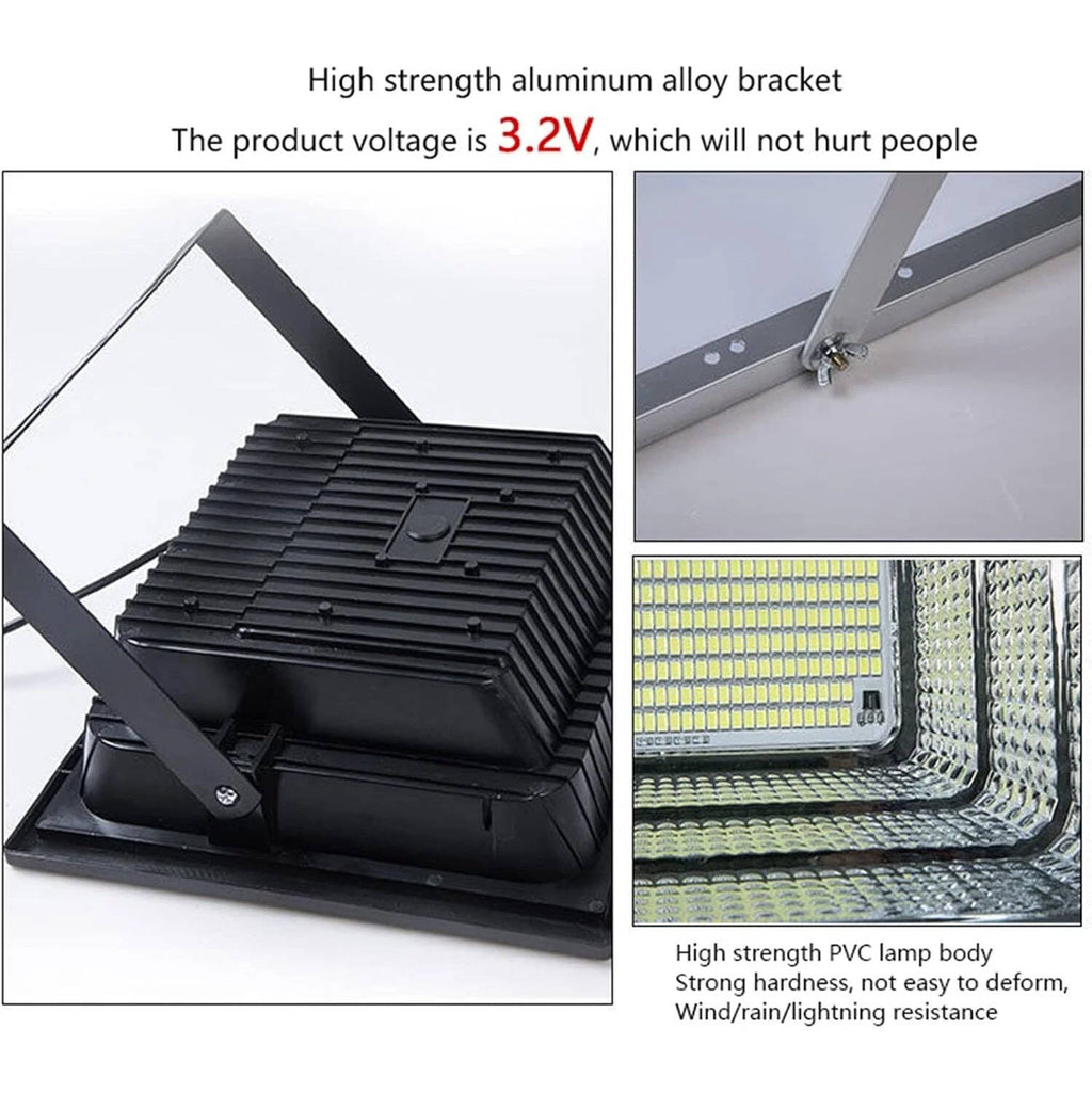 Riafu 600W LED Solar Flood Lights Outdoor Street Light