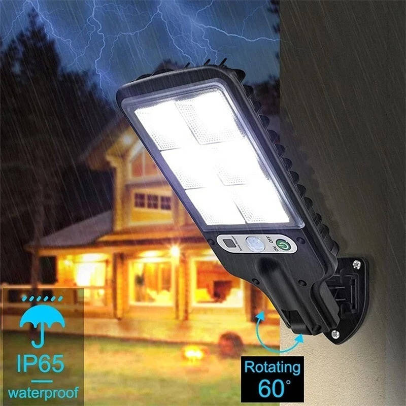 Riafu 3PCS Outdoor Solar Wall Light LED Motion Sensor