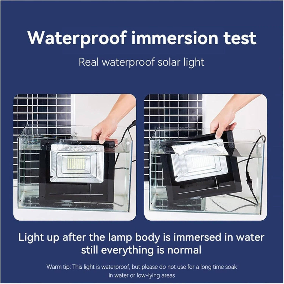 Riafu 600W LED Solar Flood Lights Outdoor Street Light