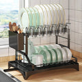 Riafu Over Sink Dish Drying Rack 2 Tier