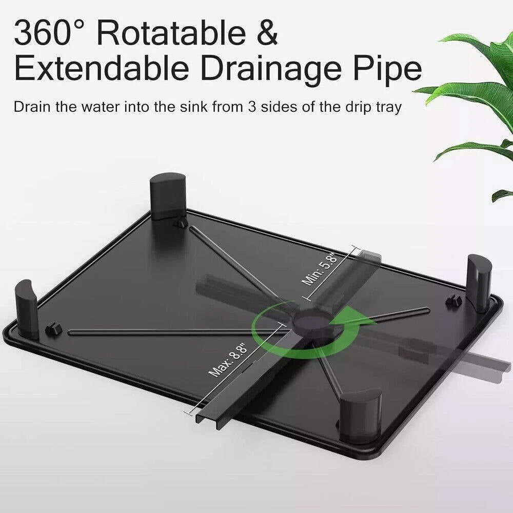 Riafu Over Sink Dish Drying Rack 2 Tier