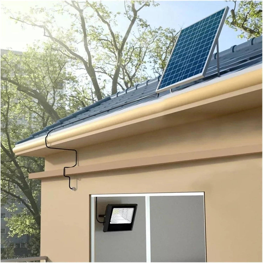 Riafu 600W LED Solar Flood Lights Outdoor Street Light