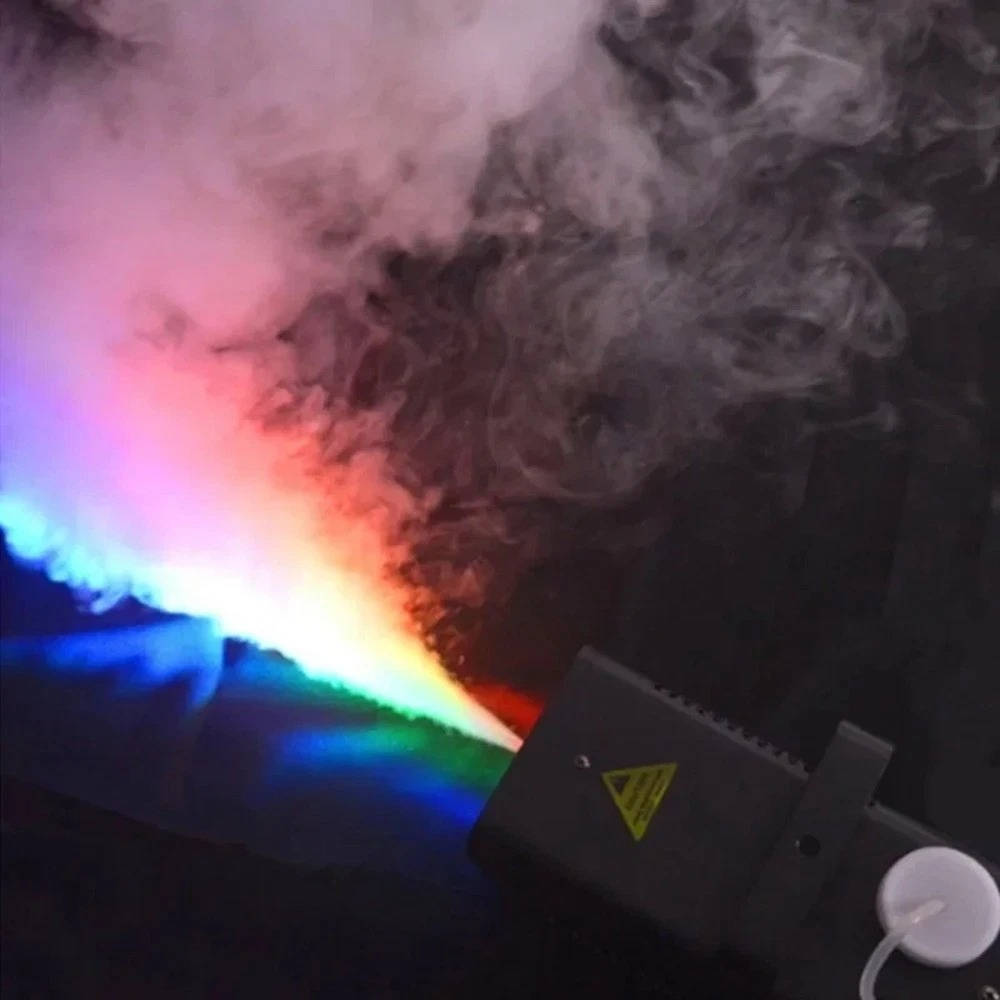 Riafu Smoke Machine W/ 13 Colorful LED Lights Effect
