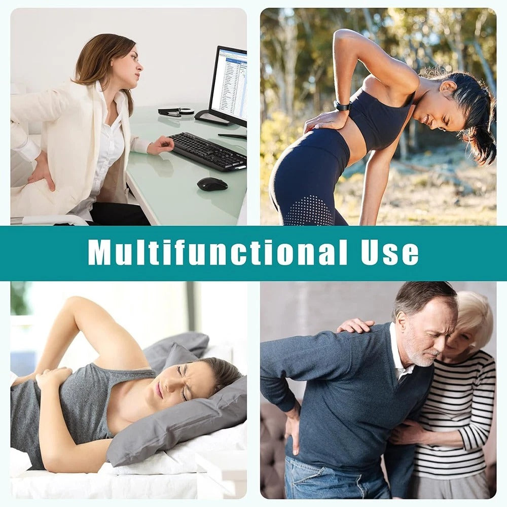 Riafu Heated Lower Back Brace For Back Pain Relief Back