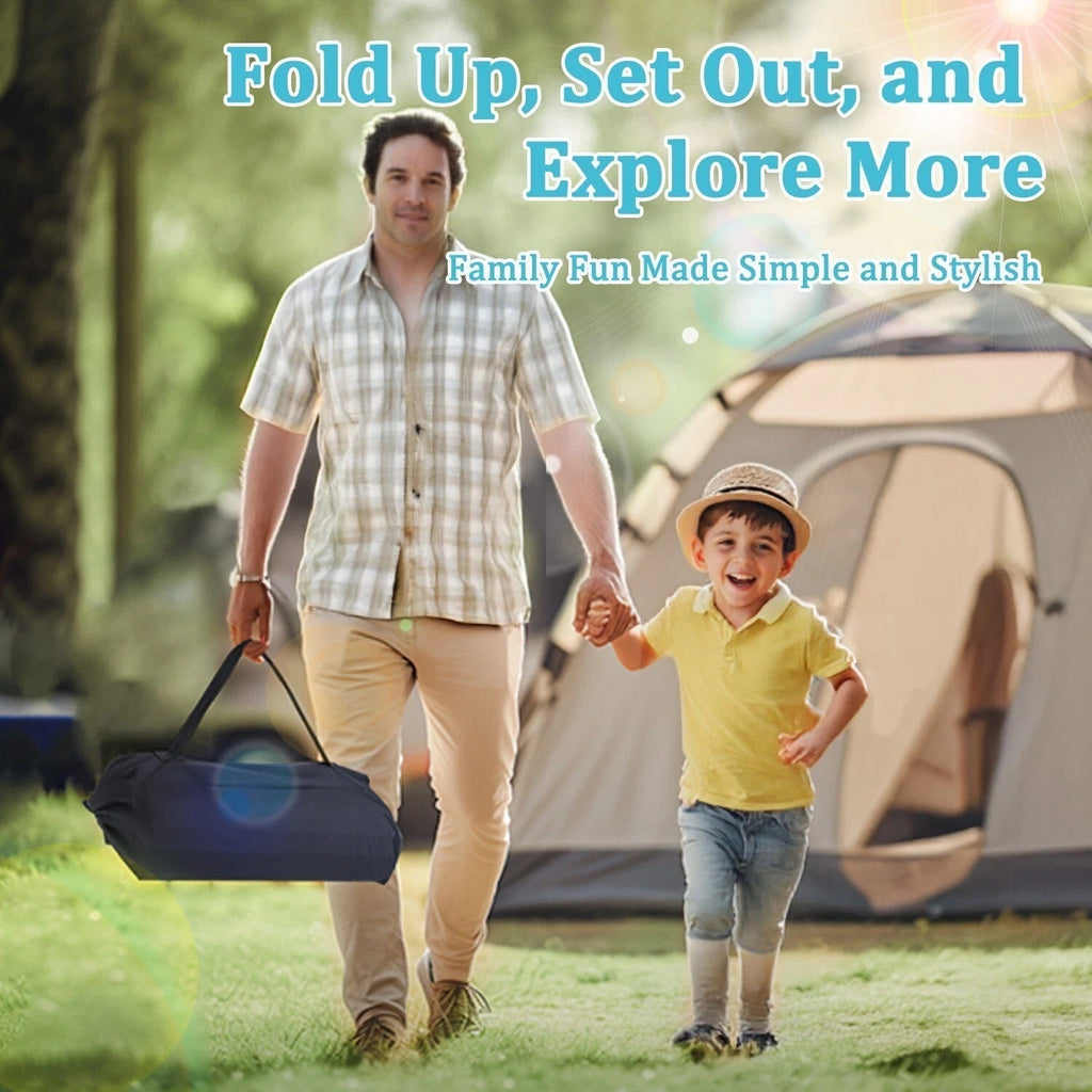 Riafu Camping Table Foldable with Storage