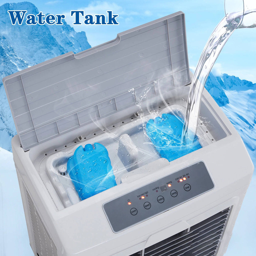 Riafu Indoor Outdoor Portable Evaporative Swamp Air Cooler