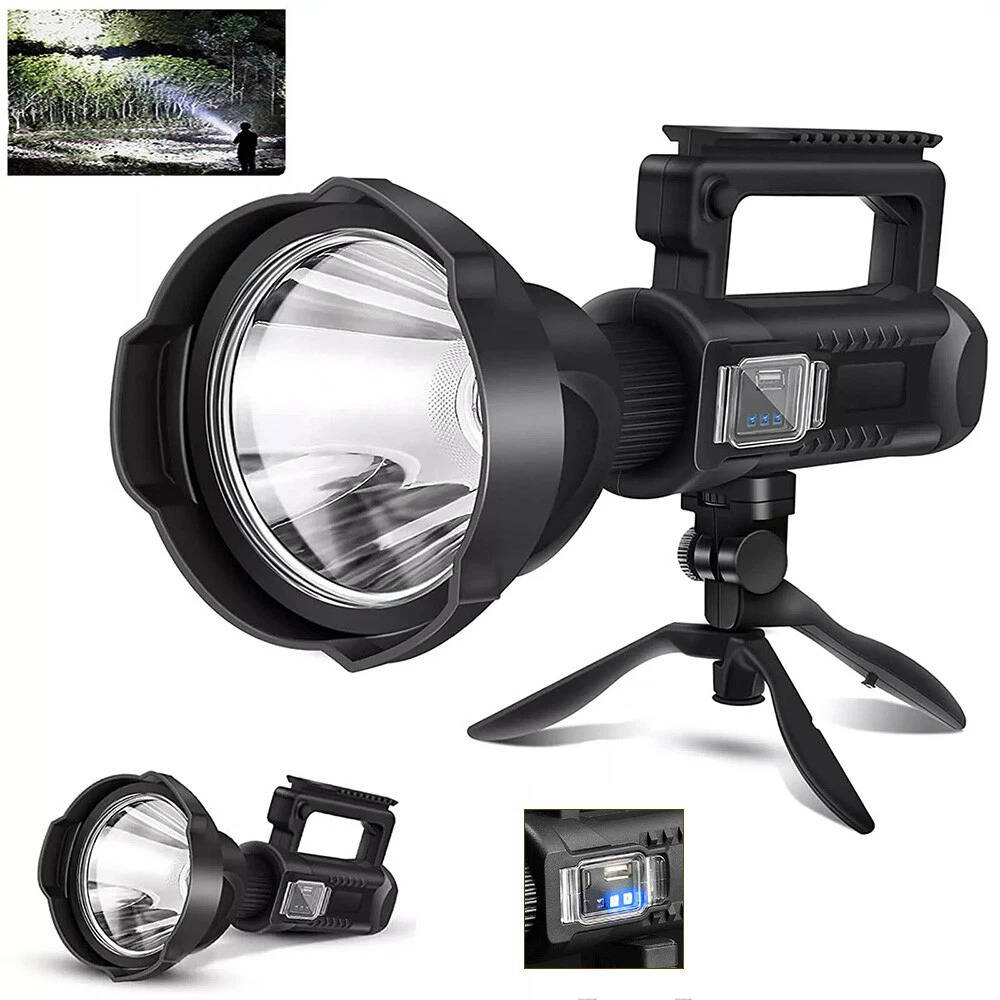 Riafu Super Bright LED Searchlight Handheld Flashlight