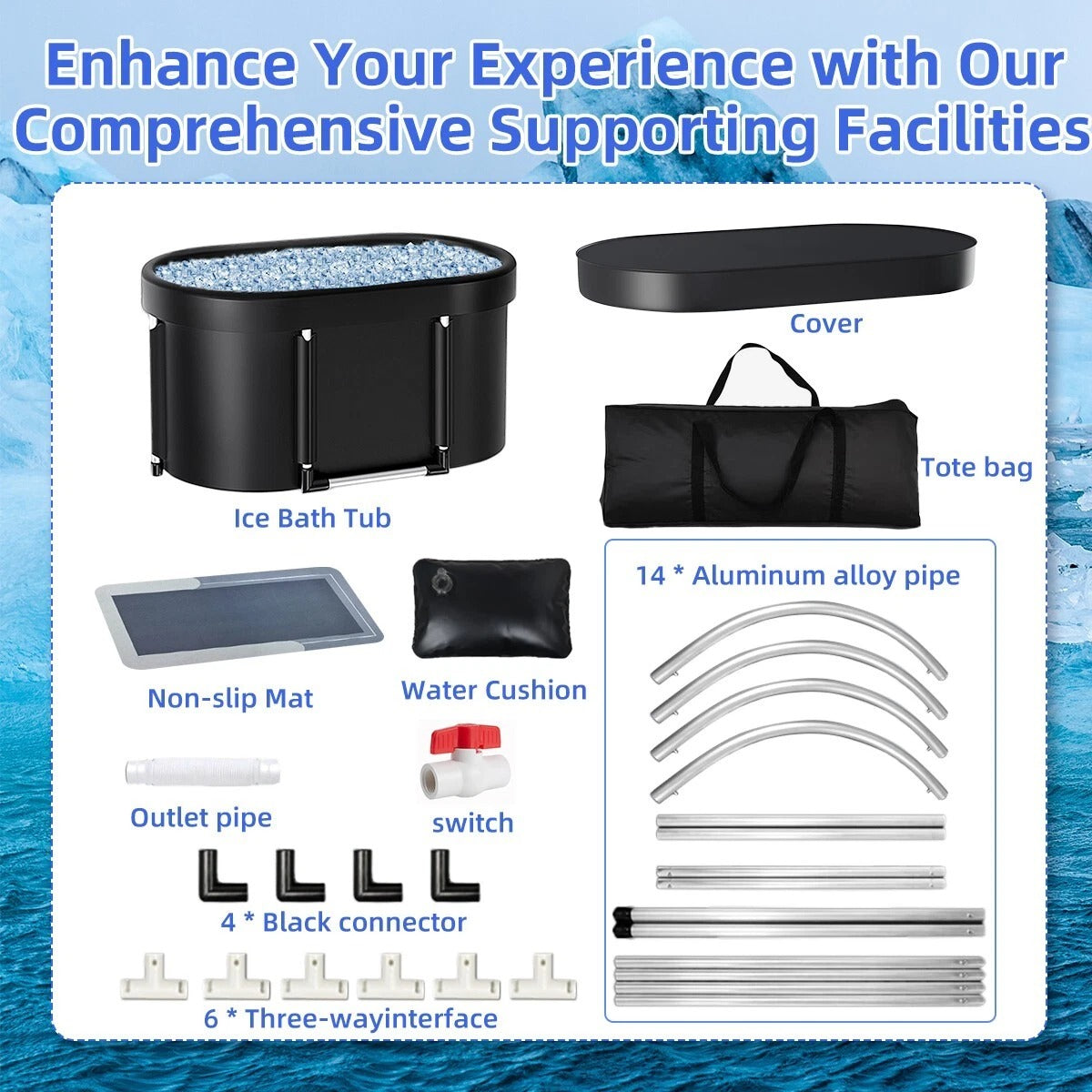 Riafu Extra Large Plunge Tub Indoor