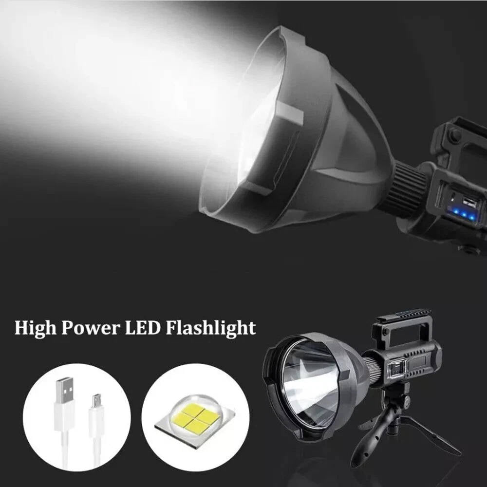Riafu Super Bright LED Searchlight Handheld Flashlight