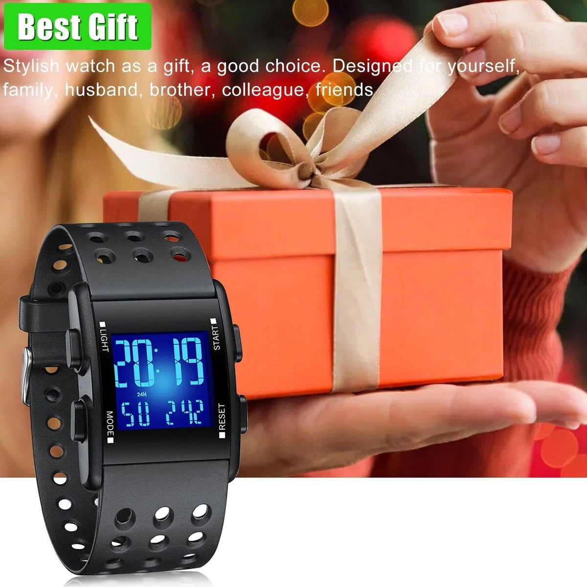 Riafu Men's Digital Sports Watch