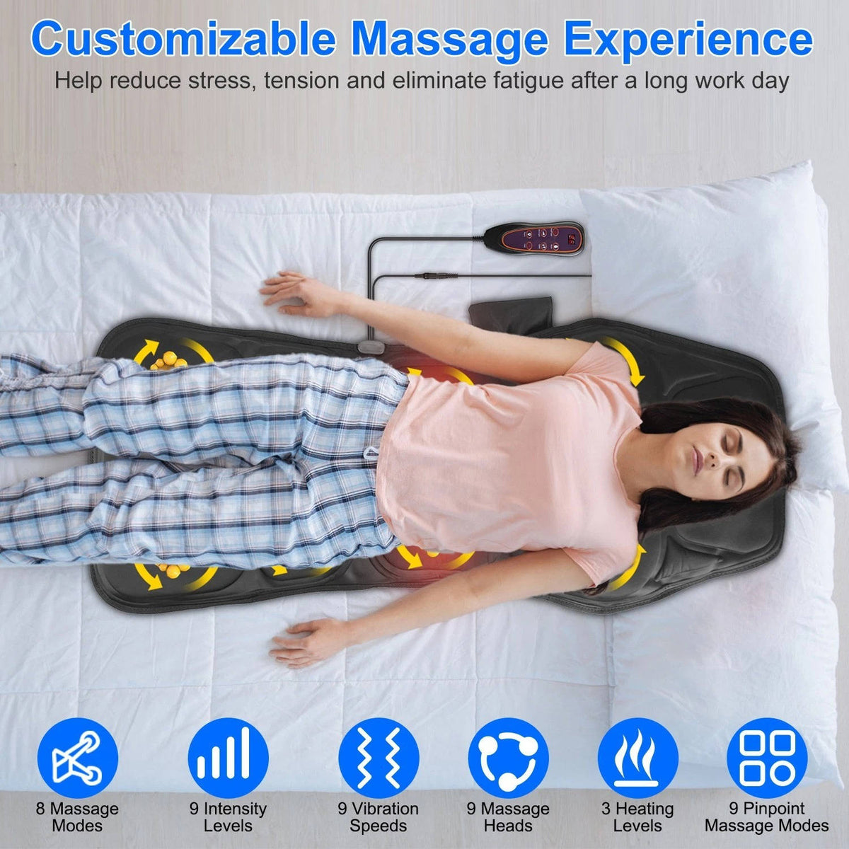 Riafu Full Body Massager With Heat And Vibration