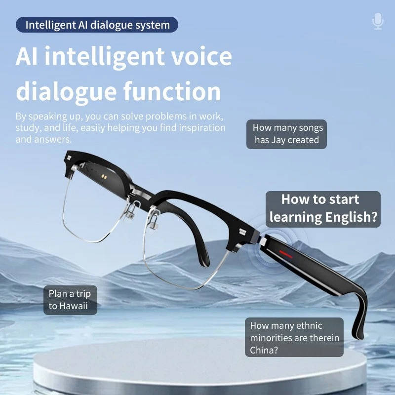 Riafu Smart AI Glasses with Language Translator