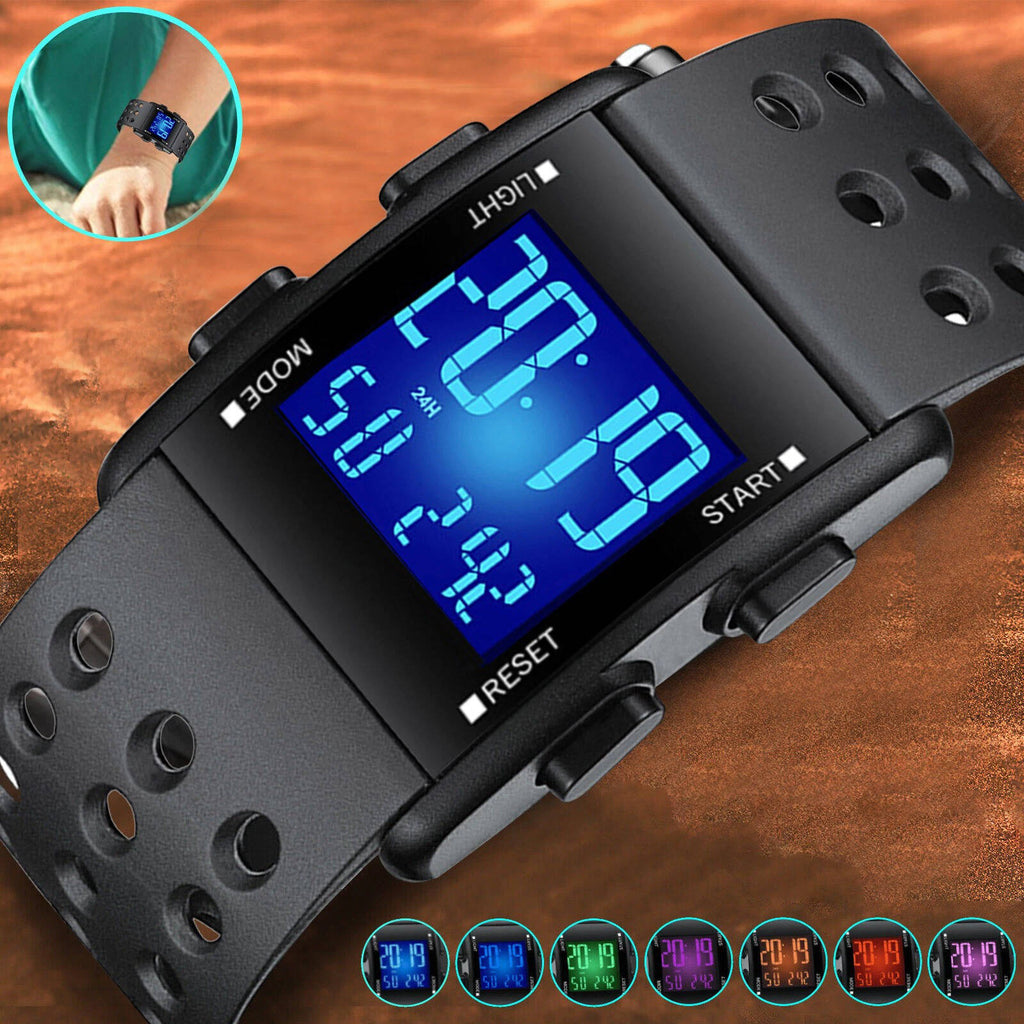 Riafu Men's Digital Sports Watch