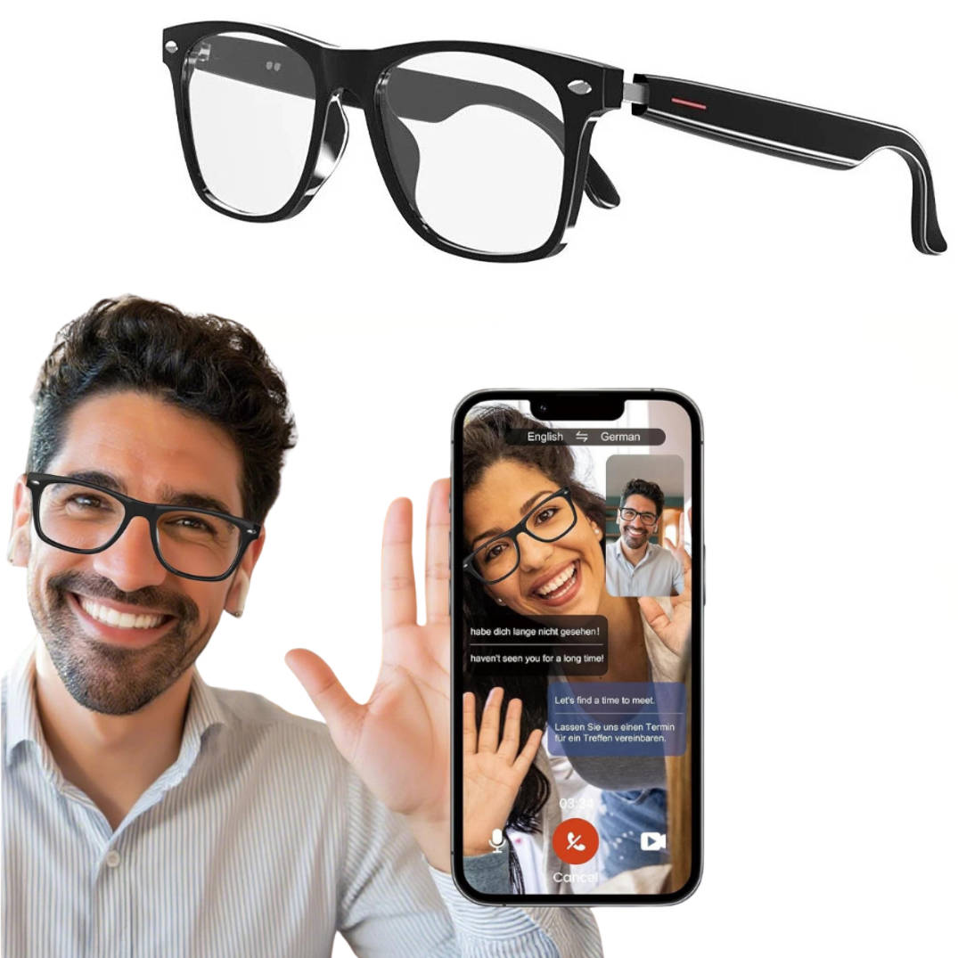Riafu Smart AI Glasses with Language Translator