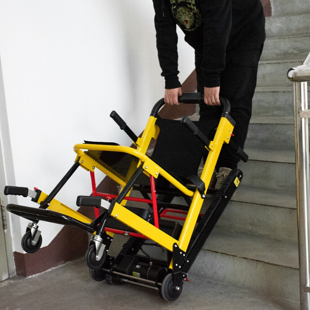 Riafu Motorized portable elderly stair climbing lift wheelchair