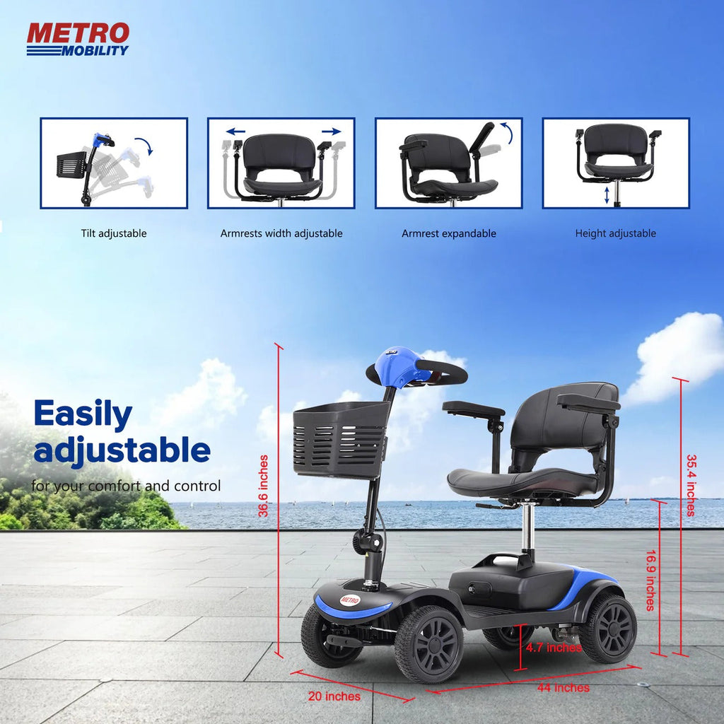 Riafu 4 Wheel Mobility scooter - Electric wheelchair