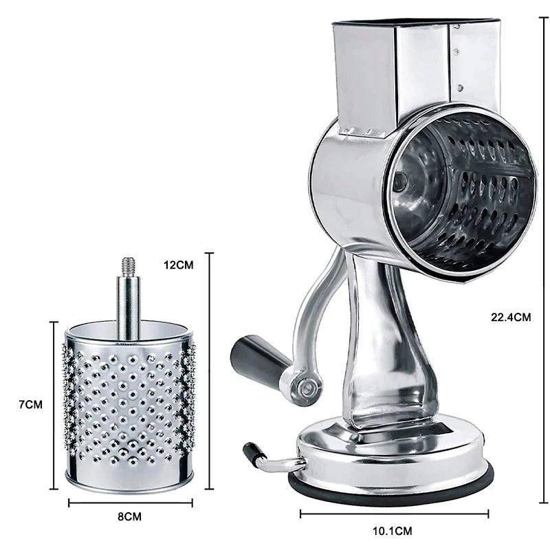 Riafu Multi-Functional Kitchen Rotary Food Grater/Shredder/Slicer