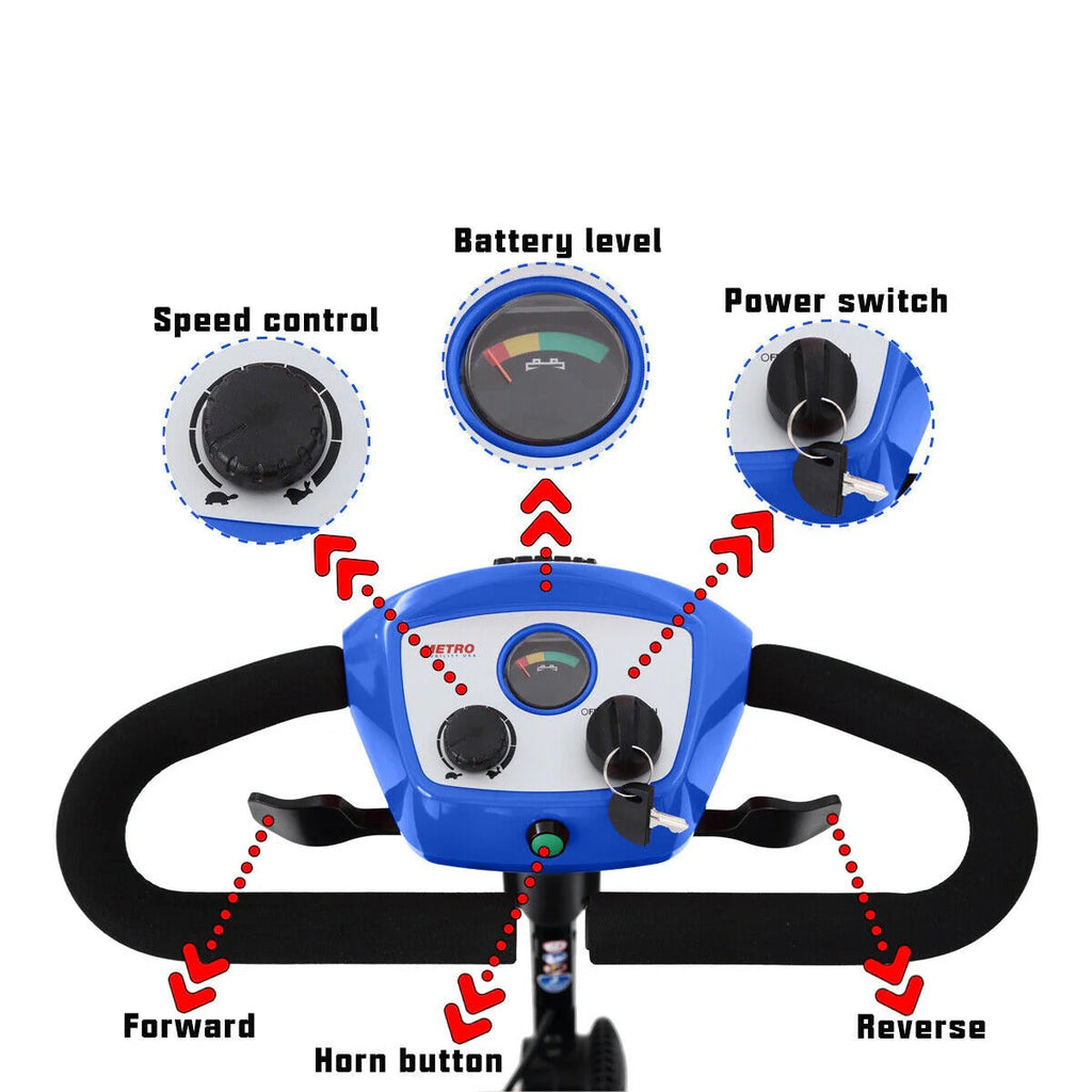 Riafu 4 Wheel Mobility scooter - Electric wheelchair