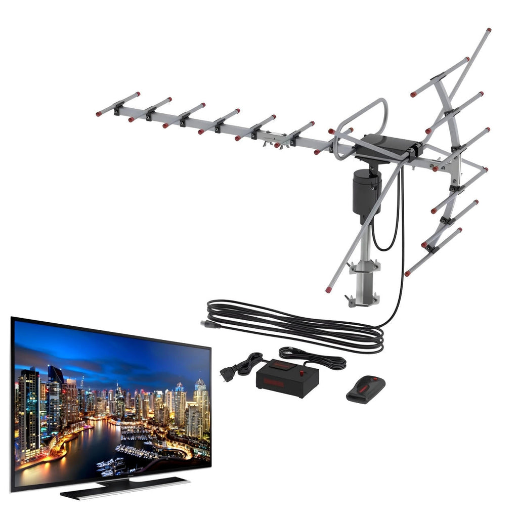 Riafu 900 Mile Outdoor HDTV Antenna – Digital HD TV Antenna for Free Local Channels